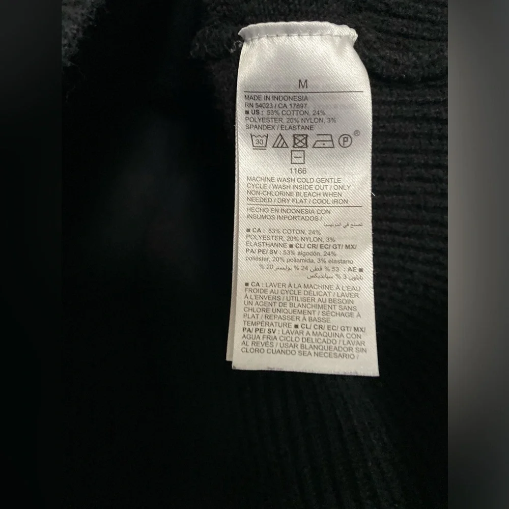 BUNDLE of (3) Old Navy Women's SoSoft V-Neck Sweaters Cream SeaGlass Black Med - Picture 9 of 16